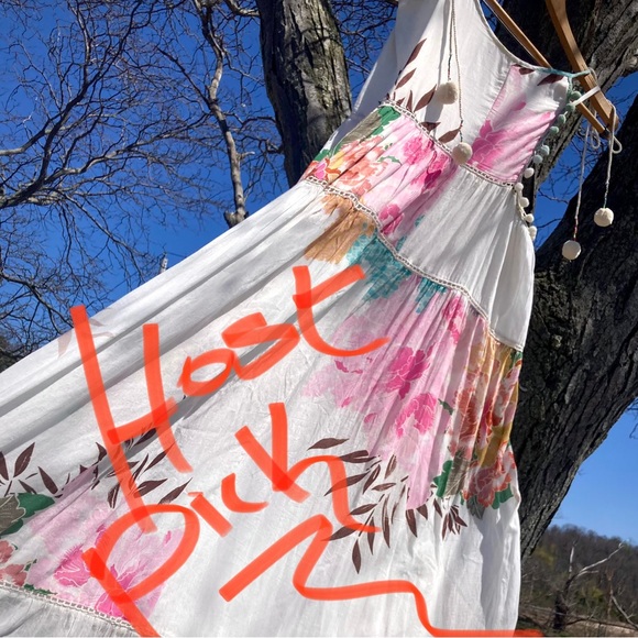 Z & L, Everything But Water Other - Everything But Water Z & L white tropical Hawaiian bathing suit coverup Size M/L